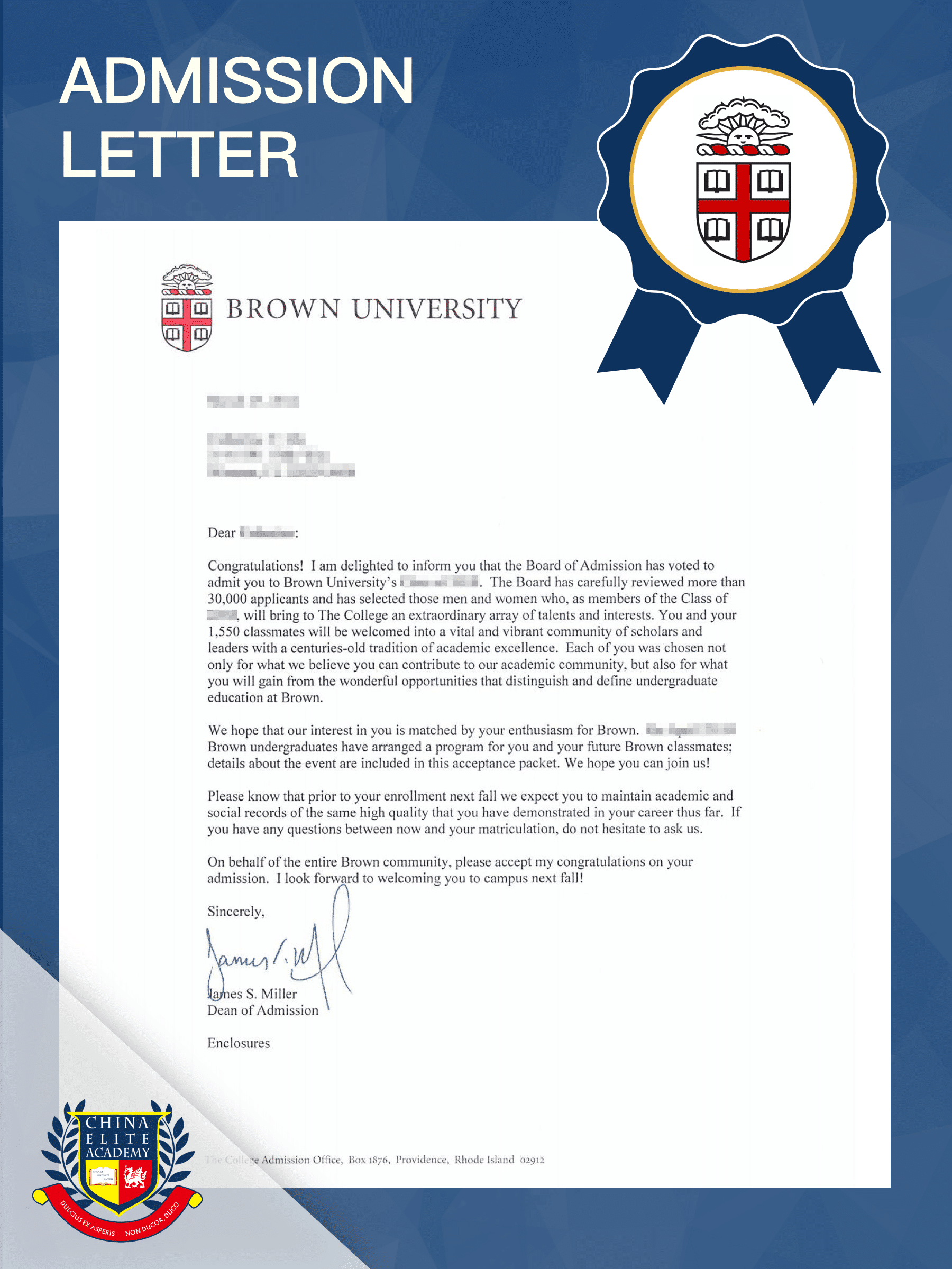 录取书-大学brown